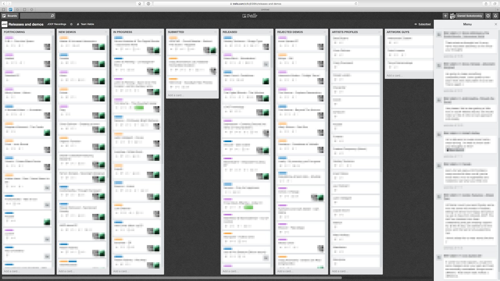 Fix Trello Label Colours —